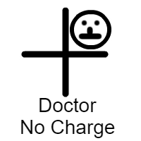 Cross, face, smiley